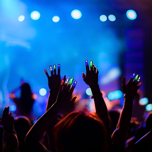60 Pcs LED Finger Lights for Kids Glow Party Favors & Night Events
