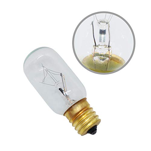 AMI PARTS WB36X10003 40W 130V E17 Microwave Light Bulb - 2 Piece Replacement