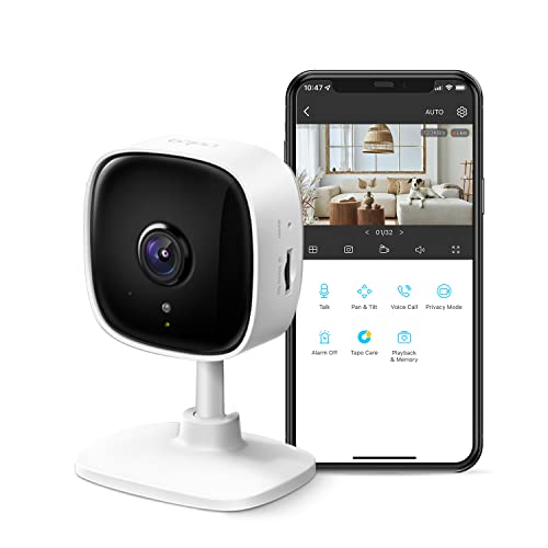 Tapo 2K Indoor Security Camera Baby & Pet Monitor White 1-Pack