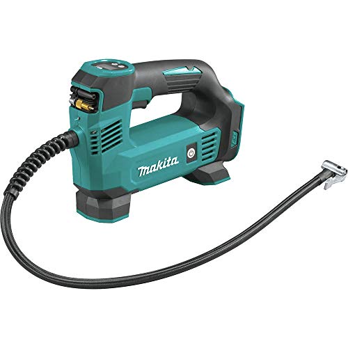Makita DMP180ZX 18V LXT Cordless Inflator Tool Only - Teal with Accessories