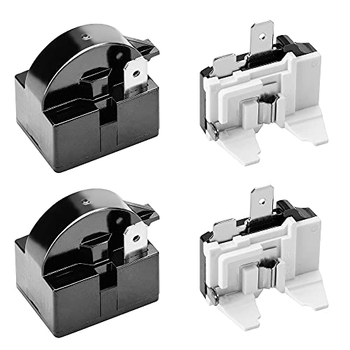 QP2-4.7 1-Pin Refrigerator Start Relay & Overload Protector Dual Pack