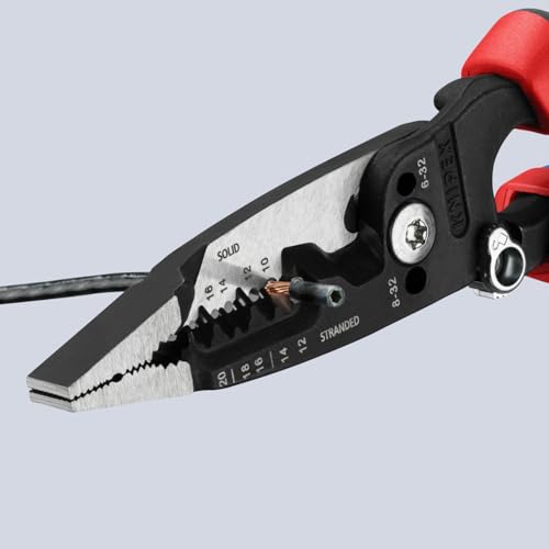 KNIPEX Forged Wire Stripper 8-Inch with Comfort Grip - Pack of 1