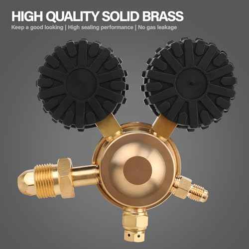 Nitrogen Regulator with 0-400 PSI Delivery Pressure, 60" Hose CGA580 Inlet Connection and 1/4'' Male Flare Outlet Connection