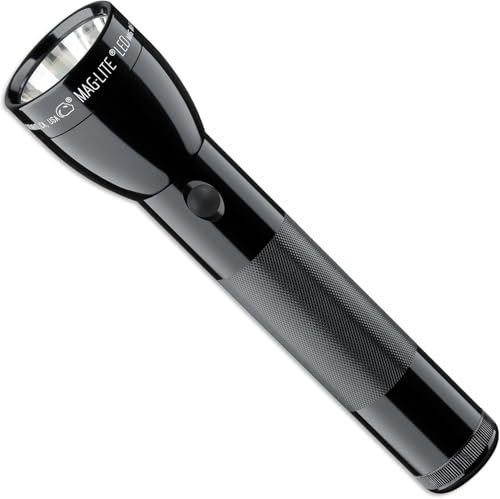 MagLite ML300L 2D LED Flashlight Black Display Box - Focusable Beam, Multi-Mode, Long Battery Life