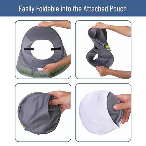 UNCO- Hard Hat Sun Shield, Grey, Full & Standard Brim Mesh Sunshade High Visibility Reflective, Hard Hat Sun Shade, Hard Hat Accessories, Hard Hat Visor, Hard Hat Shade, Hard Hat Neck Shade