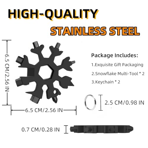 Christmas Stocking Stuffers Gifts for Adults Men Dad, Universal Socket Tools & Snowflake Tool, White Elephant Christmas Gifts for Who Have Everything Dad Boyfriend Husband Tools for Cool Gadgets