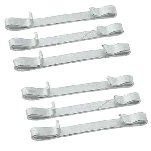 TAODAN 6PCS Replacement Part for Large Toolbox Double Ring Toolbox Drawer Slide Retention Clip Toolbox Drawer Clip Slide Retention Holding Clip