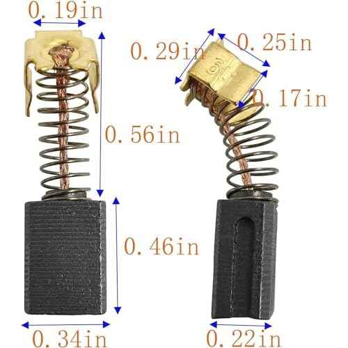 CB407 Motor Carbon Brushes Replacement Set for Makita Power Tools, Jig Saw, Hammer Drill, Rotary Drill, Drill, Electric Screwdriver, Sander, Rotary Hammer (4 pack)