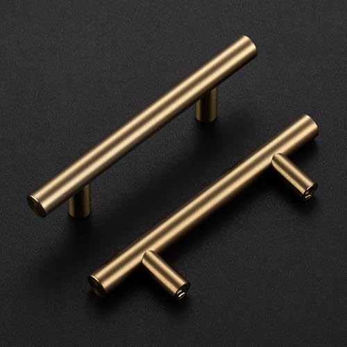 Ravinte 3 Inch Center Champagne Bronze Cabinet Handles Pack of 30