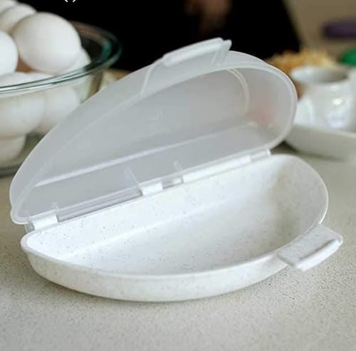 Culinary Elements 3-Egg Microwave Omelet Maker, Nonstick, BPA-Free, Dishwasher Safe