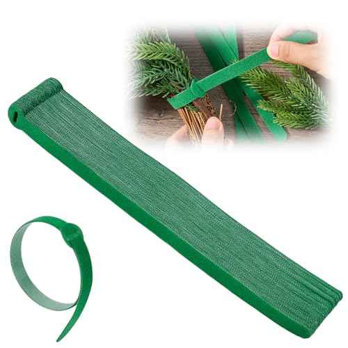 40pcs 11.8" Christmas Garland Ties,Decorative Holiday Garland Ties,Adjustable Holiday Cable Straps for Hanging Garland, Wreaths, and Lights on Stairway Banister Railing Xmas Tree Decor