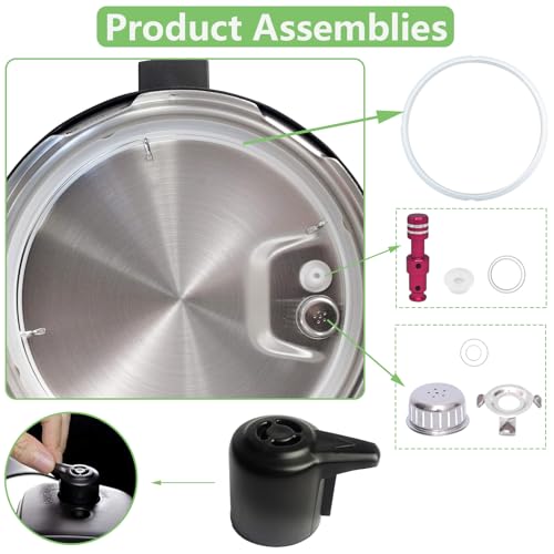 SPNKMJUJ 11Pcs Instant Pot Replacement Parts for Duo 8 Qt - 8QT Variation
