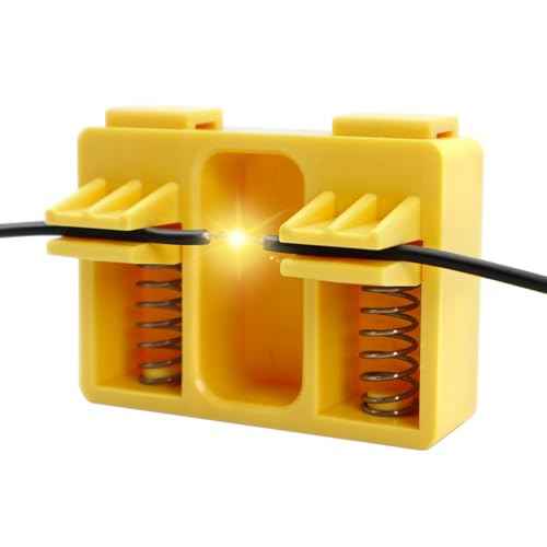 Non-3D printing, Durable welding fixture with Spring clip for tig welding Accessories, welding rod Holder, and Industrial Use, Perfect for Desktop and Household Applications to Align wires (yellow)