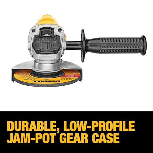DEWALT 4-1/2 Inch Angle Grinder with One-Touch Guard - Corded Power Tool, DWE4011 (Angle Grinder Only)