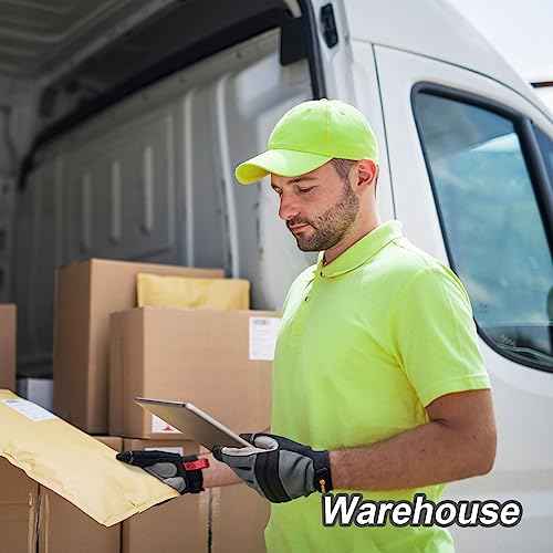 KAYGO Work Gloves For Men, KG125M Mechanic Utility Work Gloves for All Purpose, Excellent Grip, Heavy Duty, Improved Dexterity, Touch Screen, Large