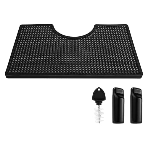 MRbrew Beer Drip Tray 12 x 6.9 in Non-Slip PVC Kegerator Surface Mount Tray