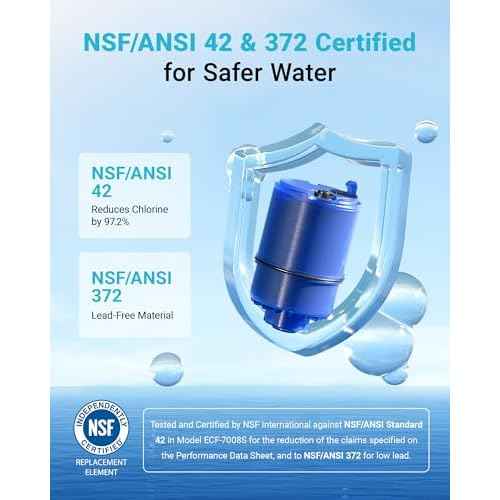 2 Pack Faucet Filter Replacement for All PUR¢çPlus, PUR¢ç Water Filter Replacement, Pur¢ç Filter Replacement RF-9999¢ç, NSF 42 Certified, 600-Gallon Long Lifespan, AQUA CREST