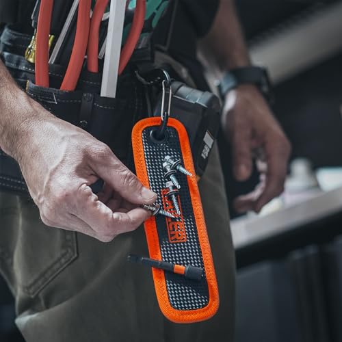 RailER MagMat w/Carabiner Magnetic Tool Mat Set – Flexible, Heavy Duty, Non-Slip