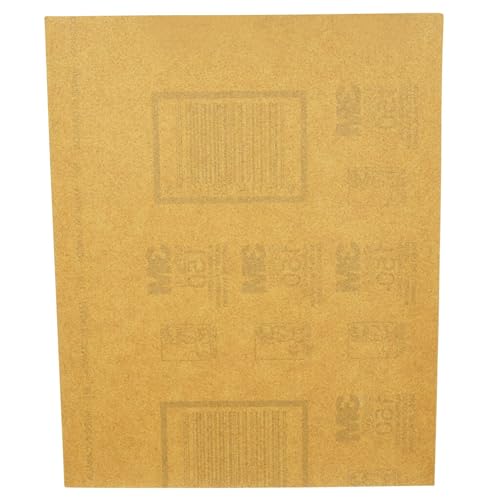 3M Aluminum Oxide Sandpaper Assorted Grit 5 Sheets 9x11 Inches - Pack of 1