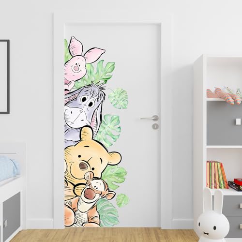 Xendelow Yellow Winnie Wall Stickers for Kids Nursery & Playroom Decor