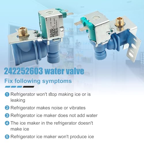 242252603 Refrigerator Ice Maker Water Inlet Valve for Frigidaire