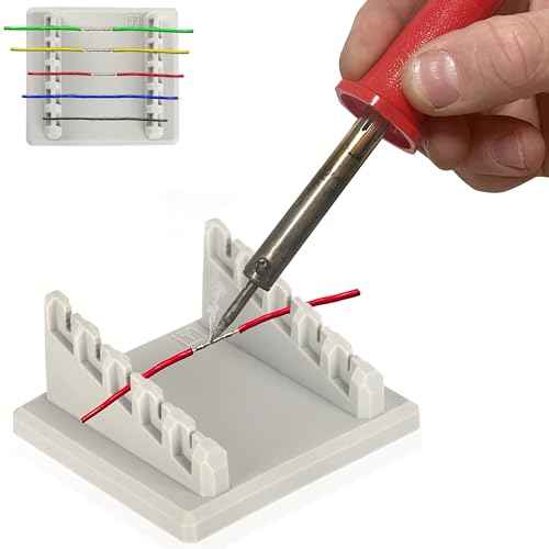 Silicone Soldering Holder- Wire Holder for Soldering - Stand Alternative to Solder Clamp and Third Hand - Station and Stand Accessories