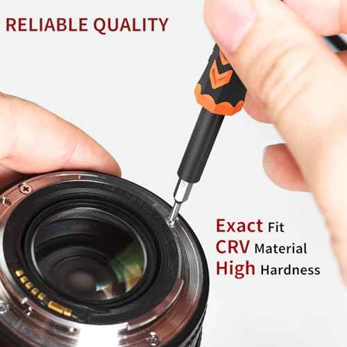 SHARDEN 58 in 1 Small Precision Screwdriver Set Magnetic Mini Screwdriver Set with Case Professional Electronic Tools Kit for iPhone, MacBook, Computer, Laptop, PC, RC, PS4, Xbox, Eyeglasses, Watch