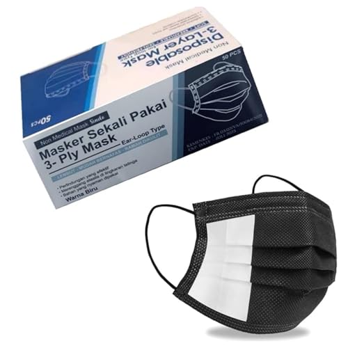 Disposable Face Mask,50 Pack Face Mask 3 Ply Filter Protection, Disposable Face Mask, 50 Disposable Protective Mask