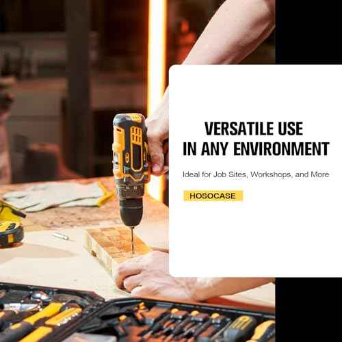 Impact Drill Driver Case for Dewalt: Waterproof Tool Box for 20V MAX XR Brushless Drill & Impact Driver Combo, Tool Bag for Cordless Drills | Impact drivers | Battery | Charger (Case Only)