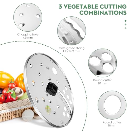 Food Processor Slicing & Shredding Disc Replacement for Hamilton Beach 70730