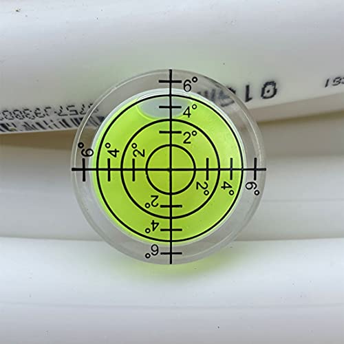 Circular Bubble Level 3-Pack Bullseye Spirit Level 32x7mm for Camera Tripod Telescope