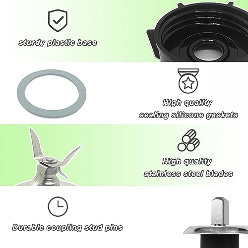 Oster Blender Replacement Parts Kit with Ice Crusher Blade & Gasket Set