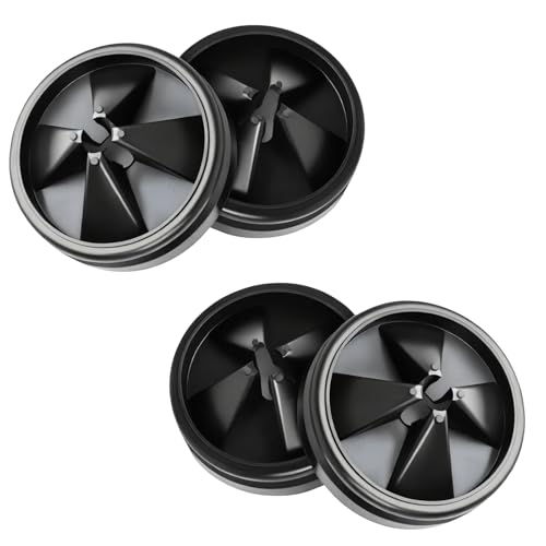 4-Pack 3-3/8in Garbage Disposal Splash Guard Compatible with