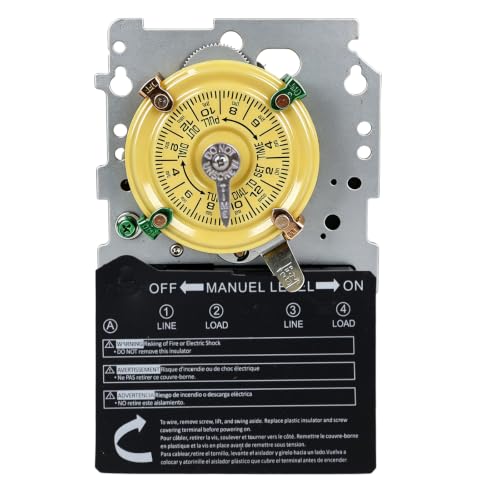 LBFLCJCZ T101M Mechanical Pool Timer Switch 120V 40A Heavy Duty Replacement