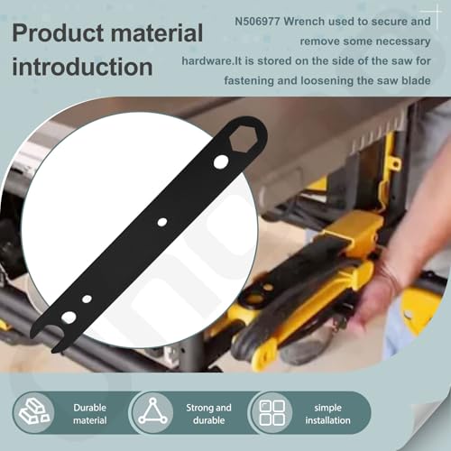 2 PCS N506977 Table Saw Wrench - by Ohoho - Compatible with DeWalt Table Saw, Fits DWE7490X DWE7485 DWE7491RS DWE7499GD Type 1 & Type 2