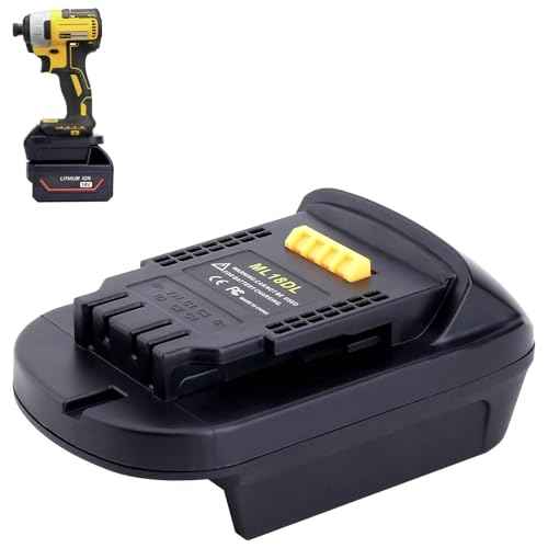 ML18DL Battery Adapter Compatible with Dewalt 20V Cordless Tools, Adapter Compatible with Mil-Waukee 18V M-18 Battery to Replacement for Dewalt 20V Max Lithium Batteries