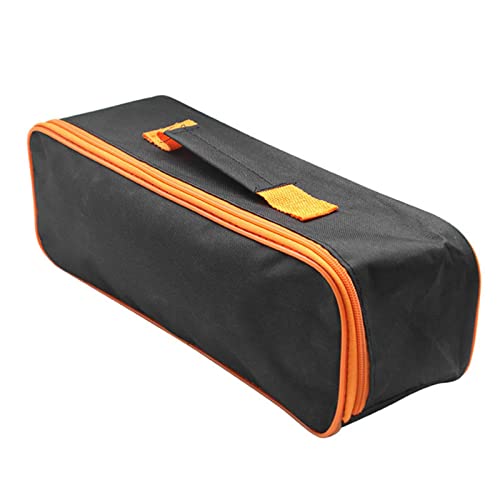 Vacuum Cleaner Tool Bag, Car Cleaner Storage Bag Portable Pouch Car Vacuum Cleaner Tool Bag Zipper Closure Storage Case Durable(Black,Size:36.5 x 11 x 13 cm)