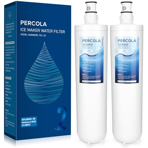 Percola Arctic Pure Ice Maker Water Filter 2-Pack for K00338/K00337