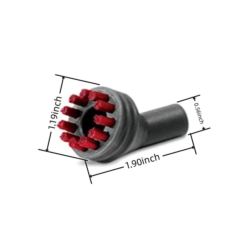 Sionlan 6 Pack Replacement Brush Kit for Bissell SteamShot 39N7 Series – 3 hard brushes, 1 wall crevice brush, 2 multi-surface tools (Replacement parts)