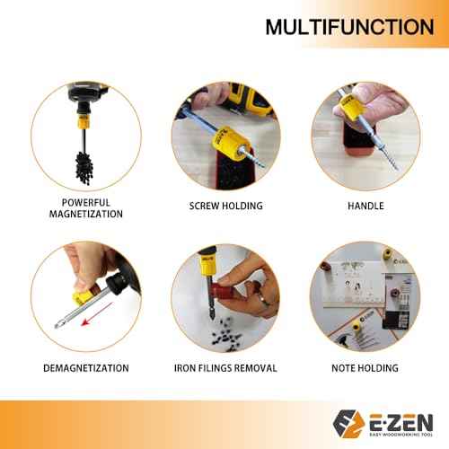 Multi-Function Powerful Magnetizer ULTRA - Universal Magnetic Tool for Screwdriver & Drill Bits (Red)