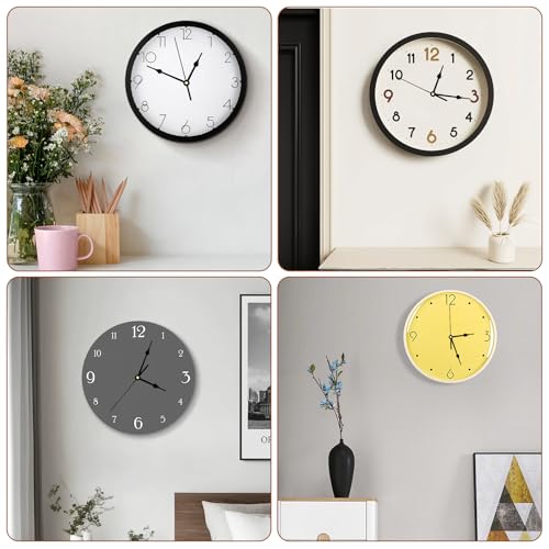 AIRUIFU Silent Battery Operated Clock Mechanism Replacement Long Shaft 1-1/5 inch