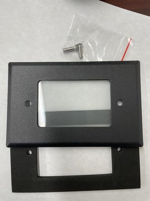 Orbit 7110C-BK Step Light Face Plate BLACK 3" X 4-7/8"