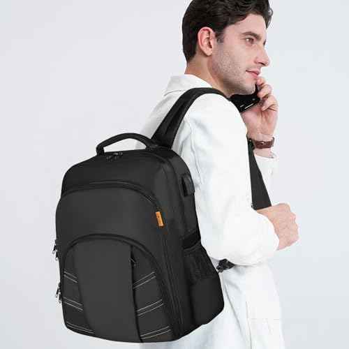 Barber Supplies Bag, Portable Backpack Bags Organizer for Clippers and Supplies, Travel Hairstylist Clipper Case for Barber Tools with USB Port