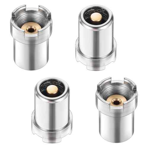 4 Pcs 510 Adapter Threaded Stainless Steel Thread Screw Converter Soldering Iron Adapter Connector Accessories for Circuit Board Check Repair Silver Men 0.55 ¡¿ 0.39 ¡¿ 0.33 Inches Brass