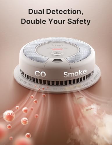 X-Sense Smoke & Carbon Monoxide Alarm SC06 1-Pack - 2-in-1 Safety Detector