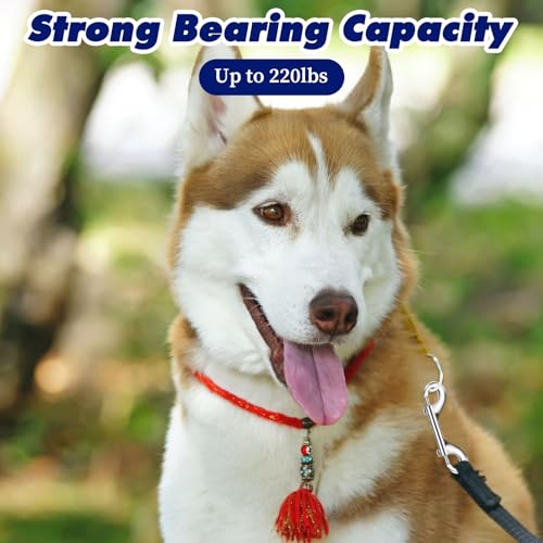 4 Inch Heavy Duty Double Ended Snap Hooks - Zinc Alloy Metal Clips for Pet Leashes, Horse Equipment, Buckets, and Keys - 15 Pack Meyeyaia