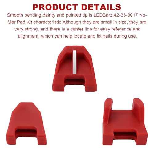 42-38-0017 No-Mar Pad Kit(Set of 15) for Nailer Tip Of M18 2746-00 Nose cushion no mar tip Nailer,Finish Nailer,Nail Gun