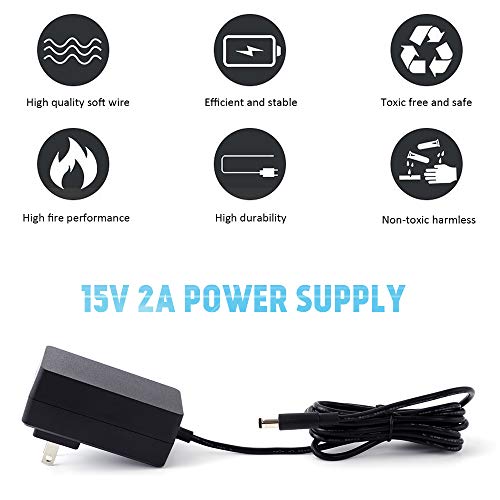 Maxson 15V 2A Power Supply Adapter - Universal 30W Switching Converter (Variation 1)