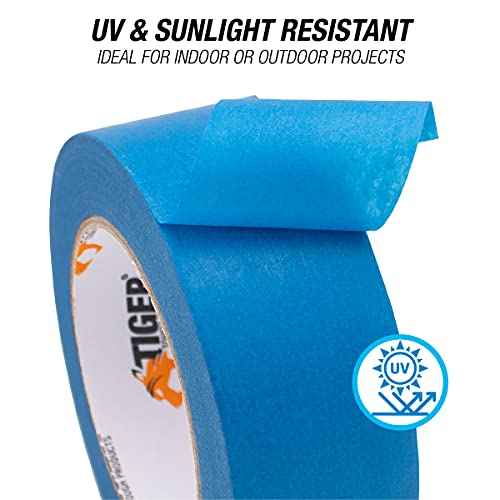 Tiger Tough Professional Multi-Use Blue Painters Tape, 1.41 Inches x 60 Yards (1 Roll)