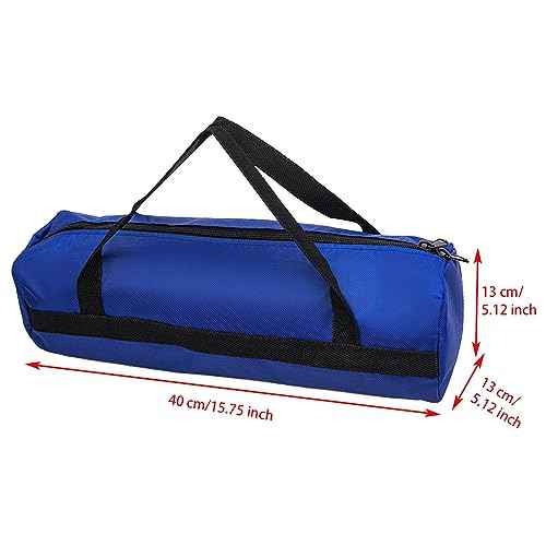 2 pcs Zipper utility waterproof canvas tool organizer bag screws nails bolts pouch nuts heavy duty Multipurpose storage bags Blue+Black